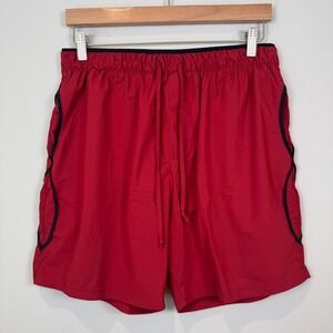 Brutal Buddha‎ Workout Shorts Red Yoga Lined Stretch Gym Training Men XLarge XL
